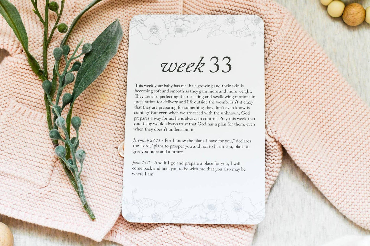 Duncan & Stone Paper Co. - Pregnancy Prayer Cards | Expecting Mom Gift & Announcement
