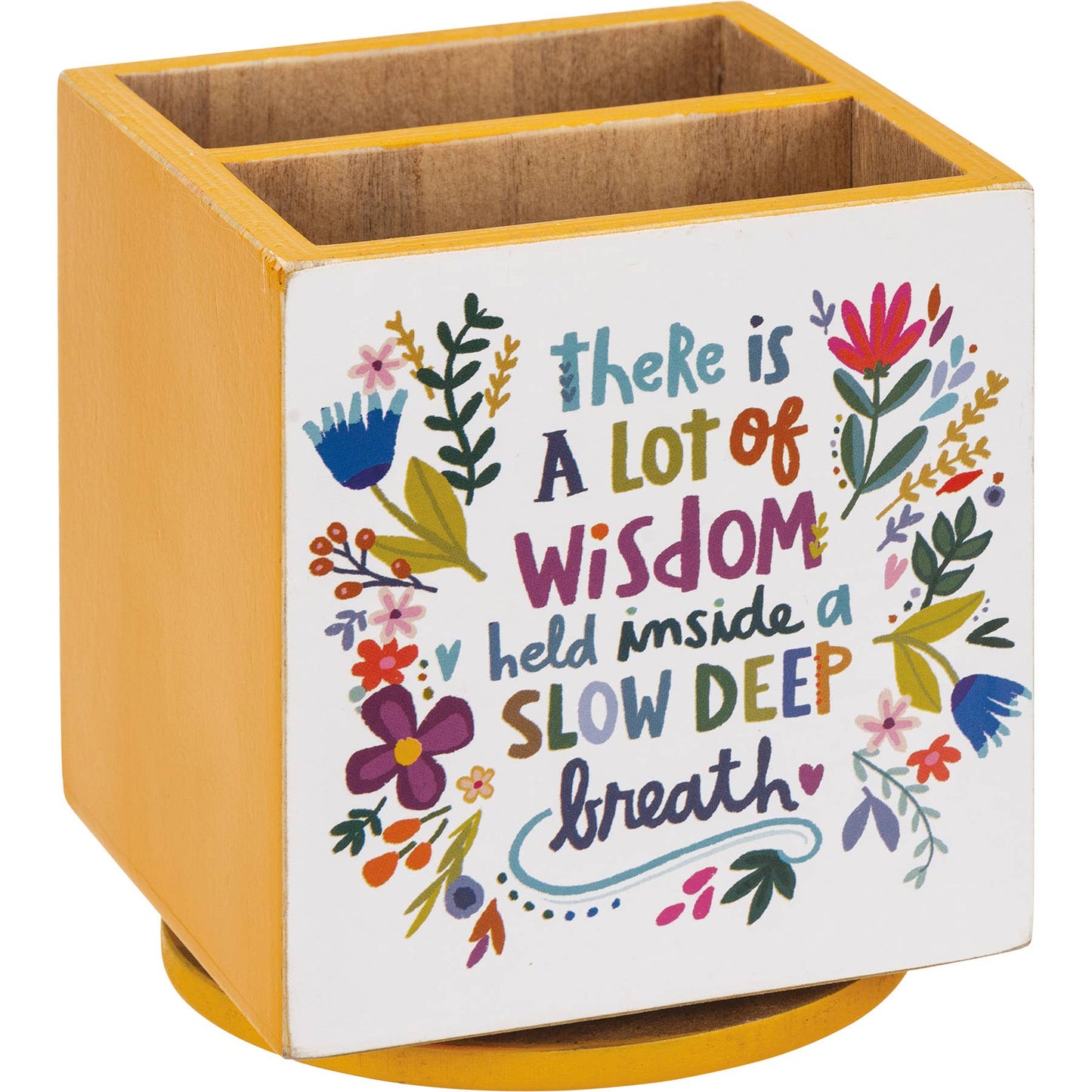 Primitives by Kathy - Wisdom Inside A Slow Deep Breath Pencil Spinner