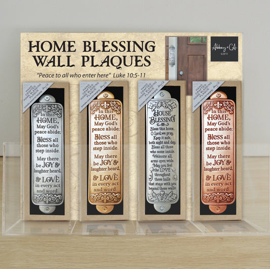 Home Blessing Plaque - bronze