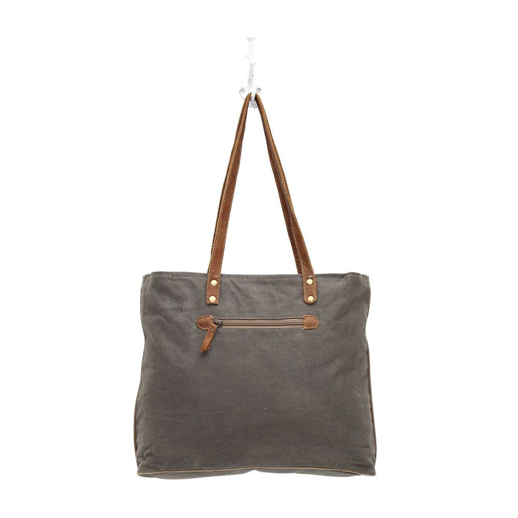 By-cycle Print Canvas Tote Bag