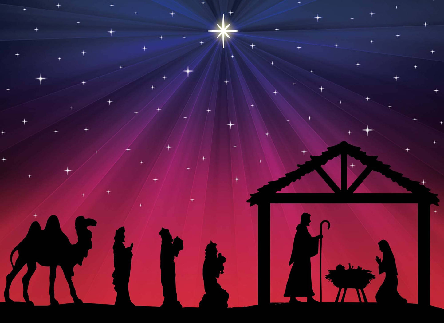 Crown Point Graphics - Religious Boxed Christmas Cards, Nativity, 12 Cards