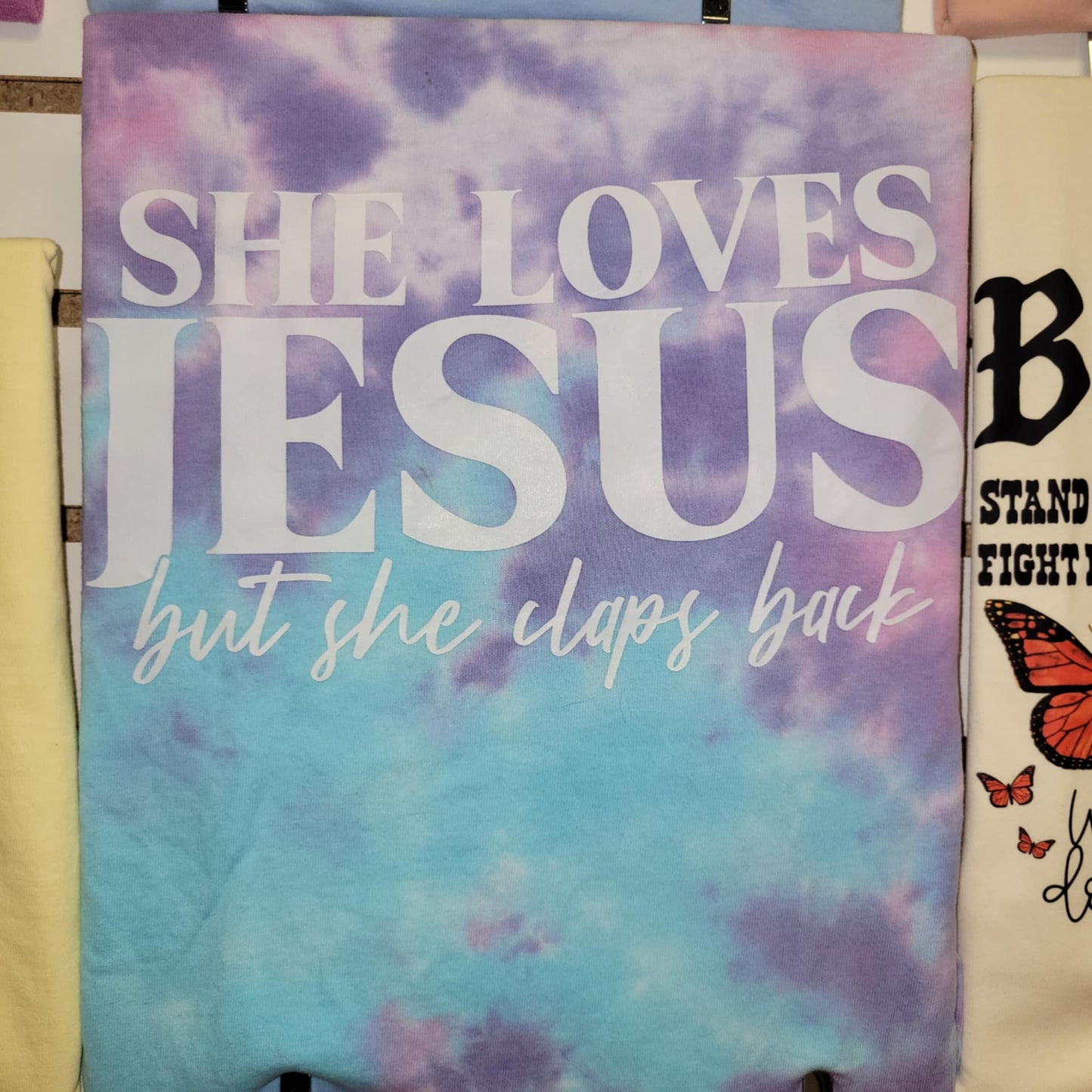 Saving Grace Tee Co.-   I love Jesus but I clap back