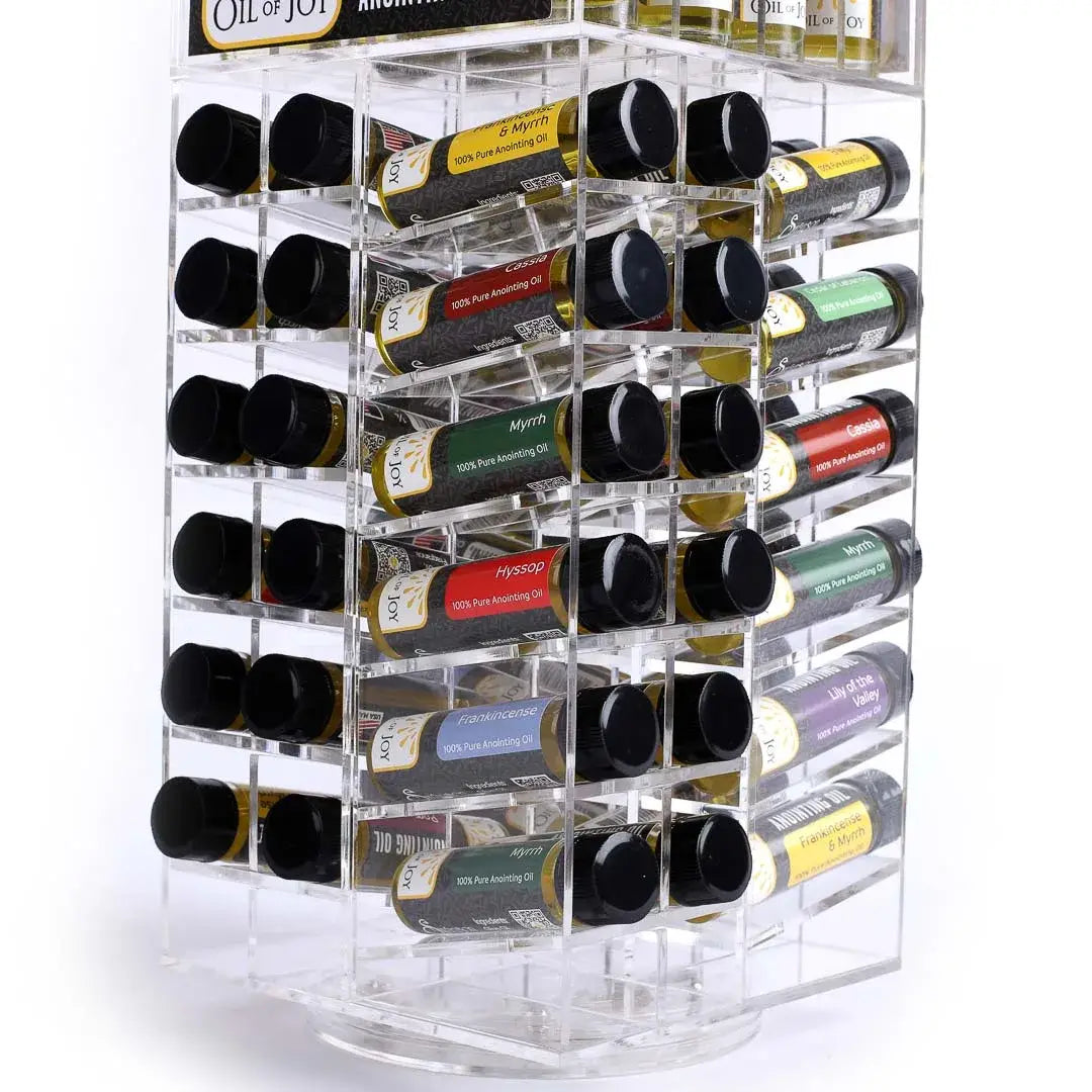 Swanson Christian Products - Anointing Oil 1/4 Oz & 1/3 Oz Roller Display Pk64