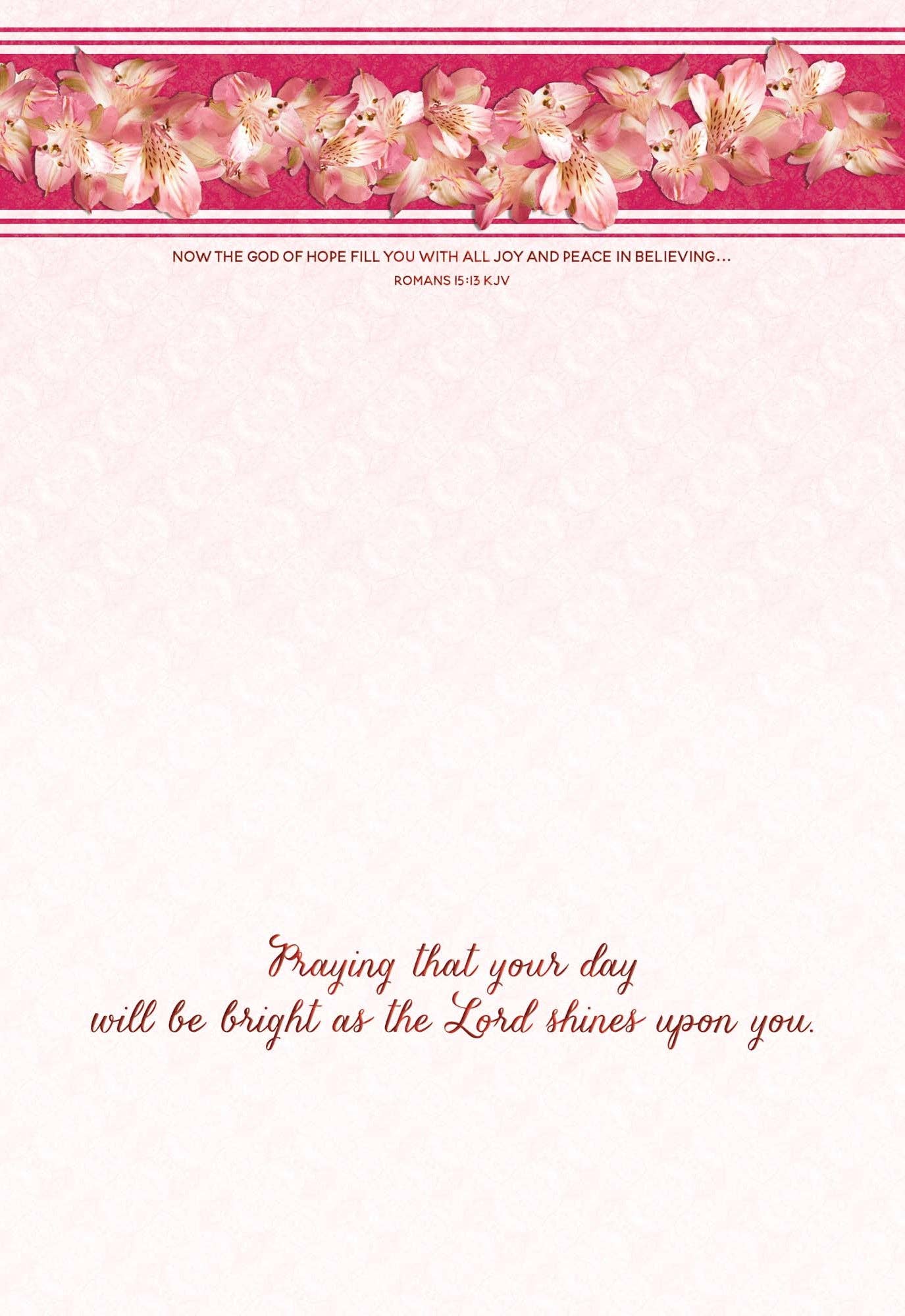 Crown Point Graphics - Bibles and Flowers, Box of 12 Assorted Birthday Cards by Shared Blessings