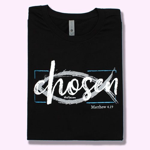 CHOSEN -Solid Black T-Shirt