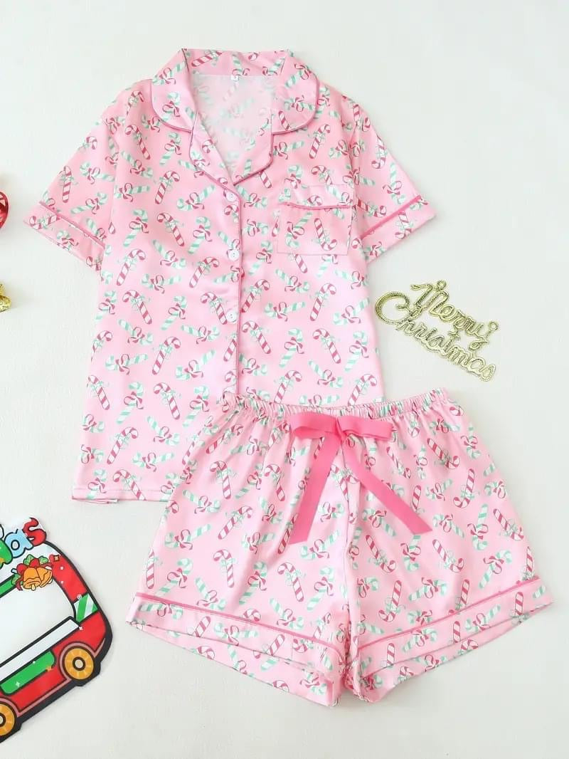 Candy Cane PJ Set - Pre Order**