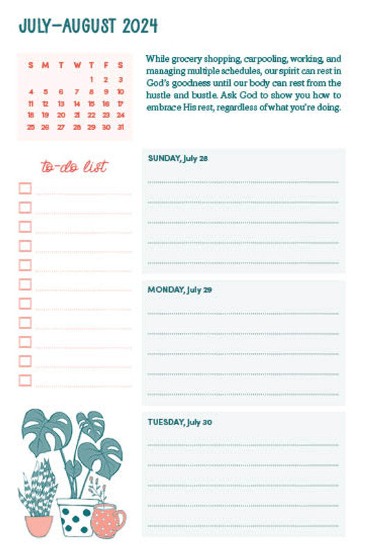 2025 Daily Comfort and Encouragement: A Creative Self-Care Planner