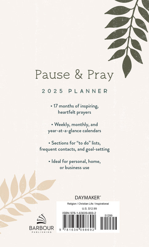 2025 Pause & Pray Planner