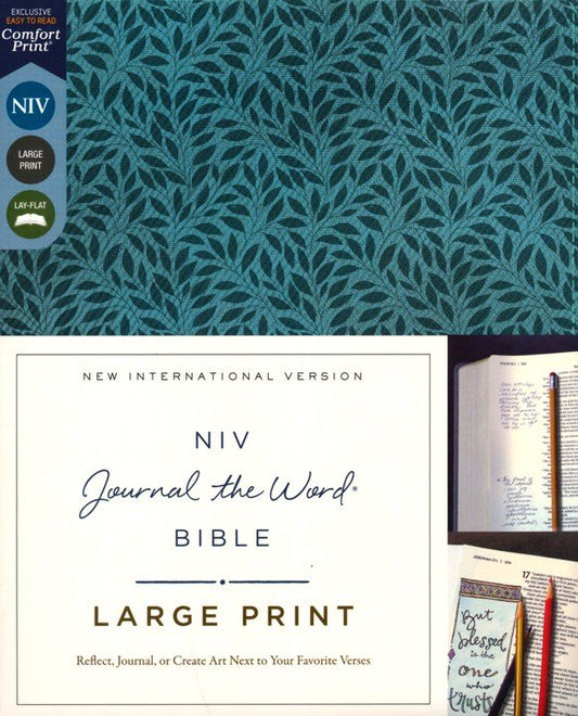 NIV Journal the Word Bible, Comfort Print--soft leather-look, teal