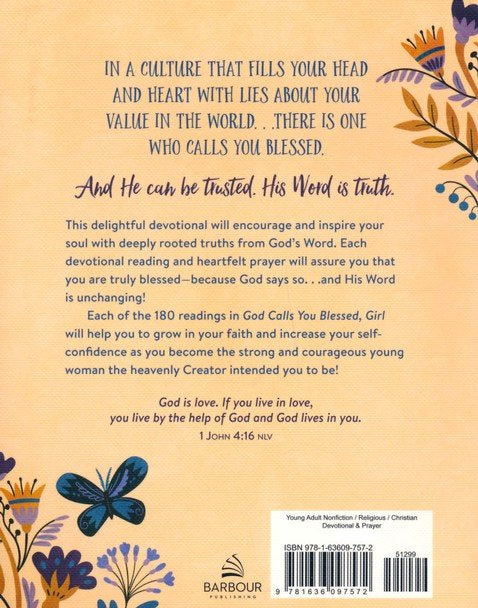 God Calls You Blessed, Girl: 180 Devotions and Prayers for Teens