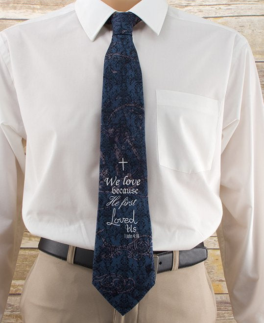 First Love 1 John 4:19, Silk Tie