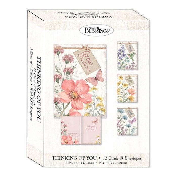 Card-Boxed-Shared Blessings-Thinking Of You-Peaceful Garden