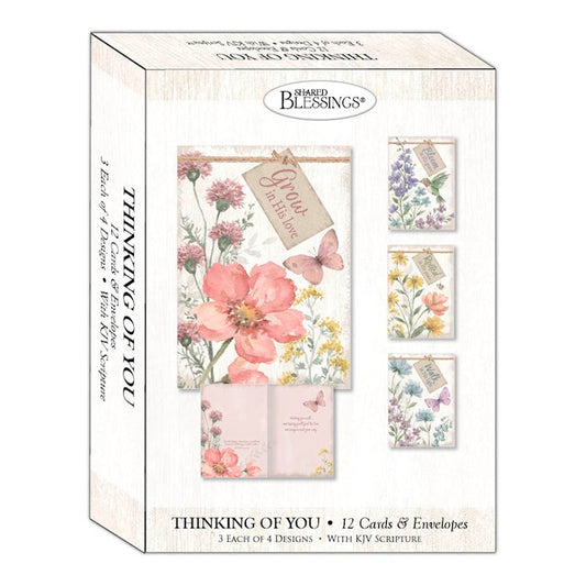 Card-Boxed-Shared Blessings-Thinking Of You-Peaceful Garden