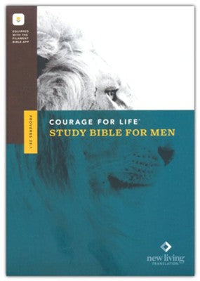 NLT Courage For Life Study Bible for Men, Filament-Enabled Edition