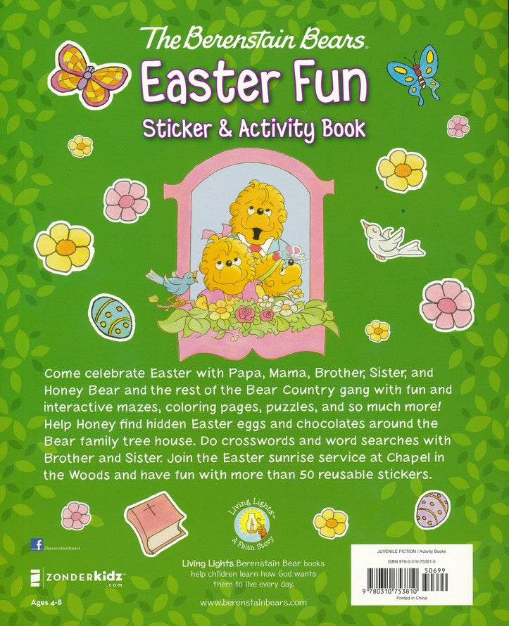 The Berenstain Bears Easter Fun Sticker & Activity Book