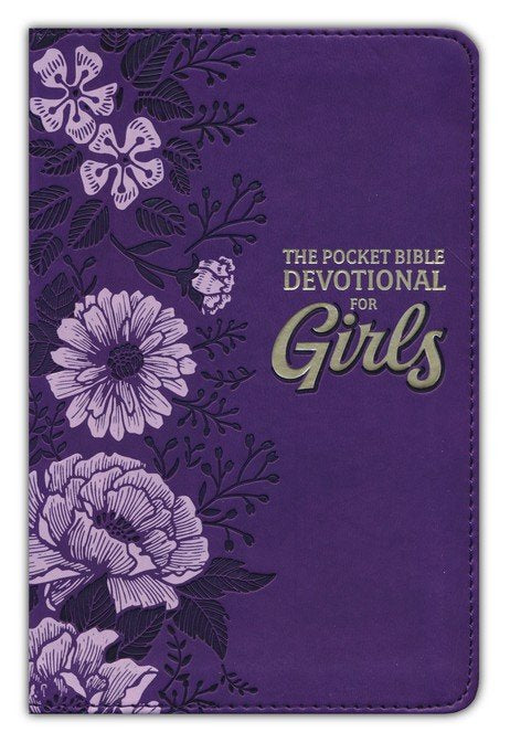 Pocket Bible Devotional for Girls Faux Leather