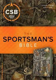 Watch Video Watch Video CSB Sportsman's Personal-Size Large-Print Bible--soft leather-look, mothwing camouflage