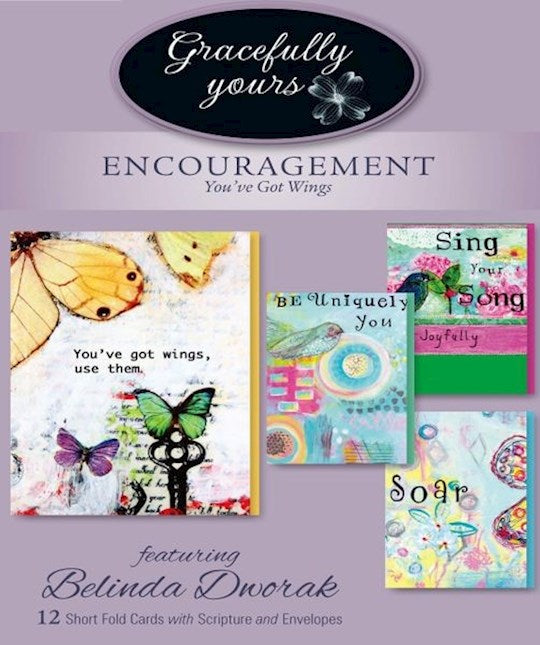 CARD-BOXED-ENCOURAGEMENT-YOU'VE GOT WINGS (BOX OF 12)