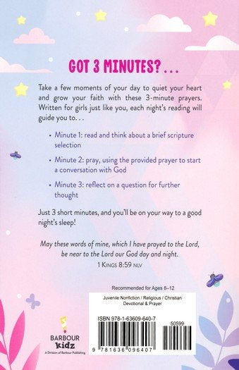 3-Minute Bedtime Prayers for Girls