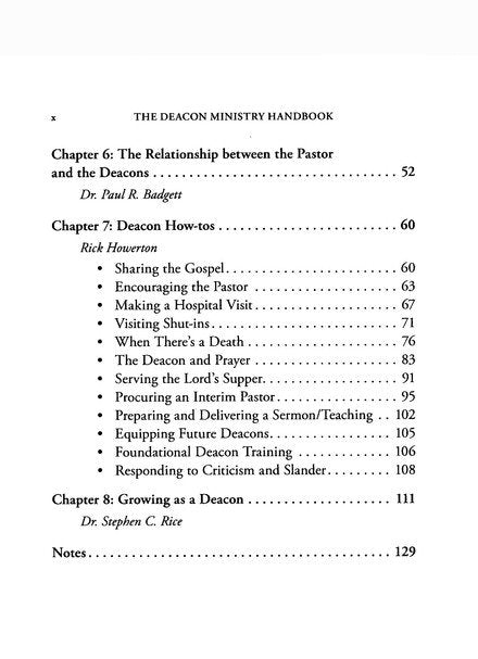 The Deacon Ministry Handbook