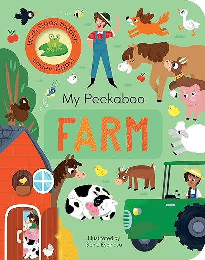 My Peekaboo Farm Board book – Lift the flap