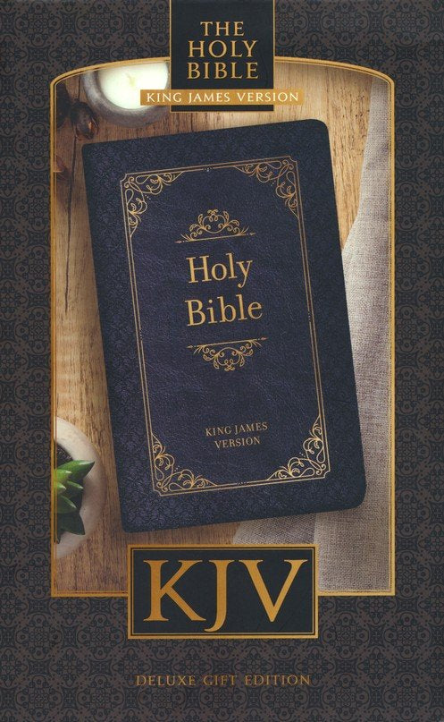 KJV Holy Bible - Zip, Imitation Leather, Midnight