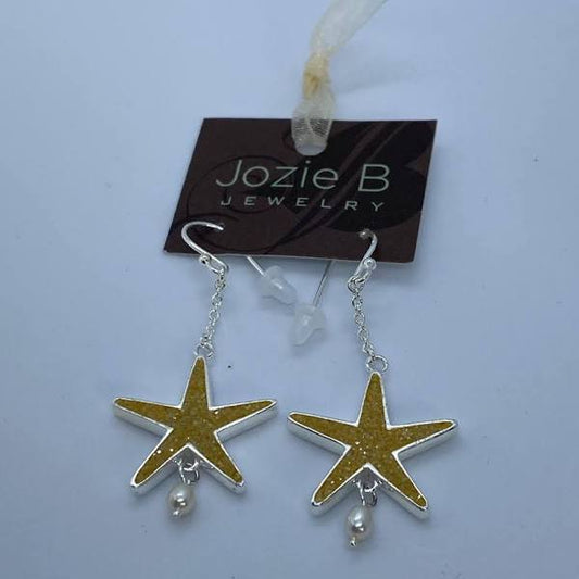 Sand Textured Earrings Starfish