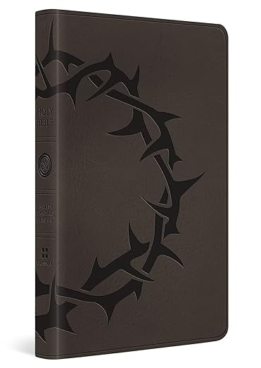 ESV Premium Gift Bible (TruTone, Charcoal, Crown Design)