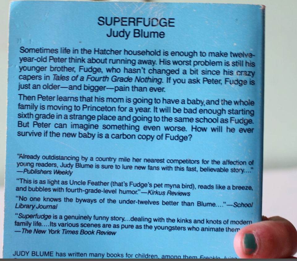 Superfudge By Judy Blume