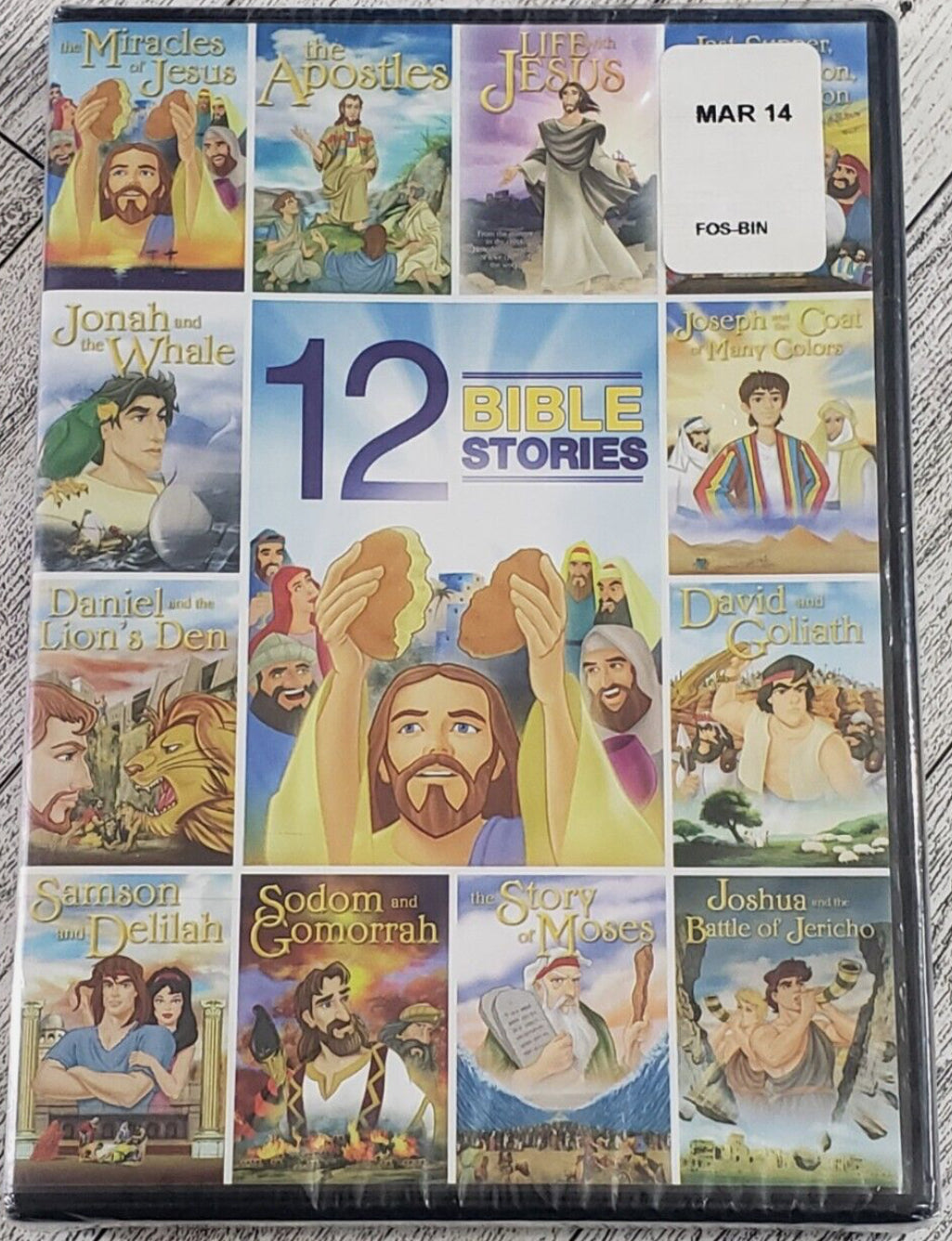 12 Bible Stories 2 Disc DVD