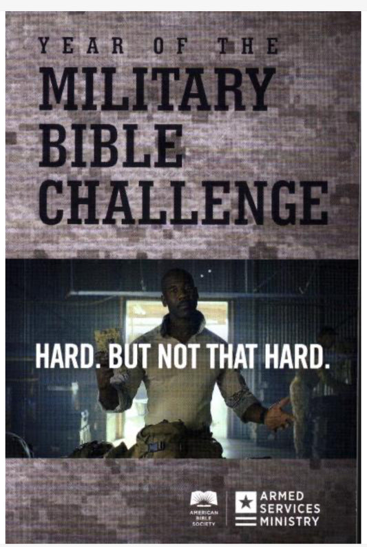 Military Bible Challenge Hard. But Not That Hard.