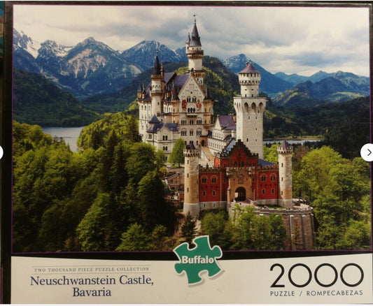 Buffalo Games Neuschwanstein Castle Bavaria 2000 Piece Jigsaw Puzzle