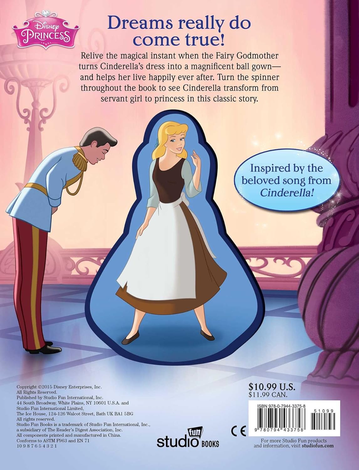 Disney Princess: Bibbidi-Bobbidi Boo! (Board book)