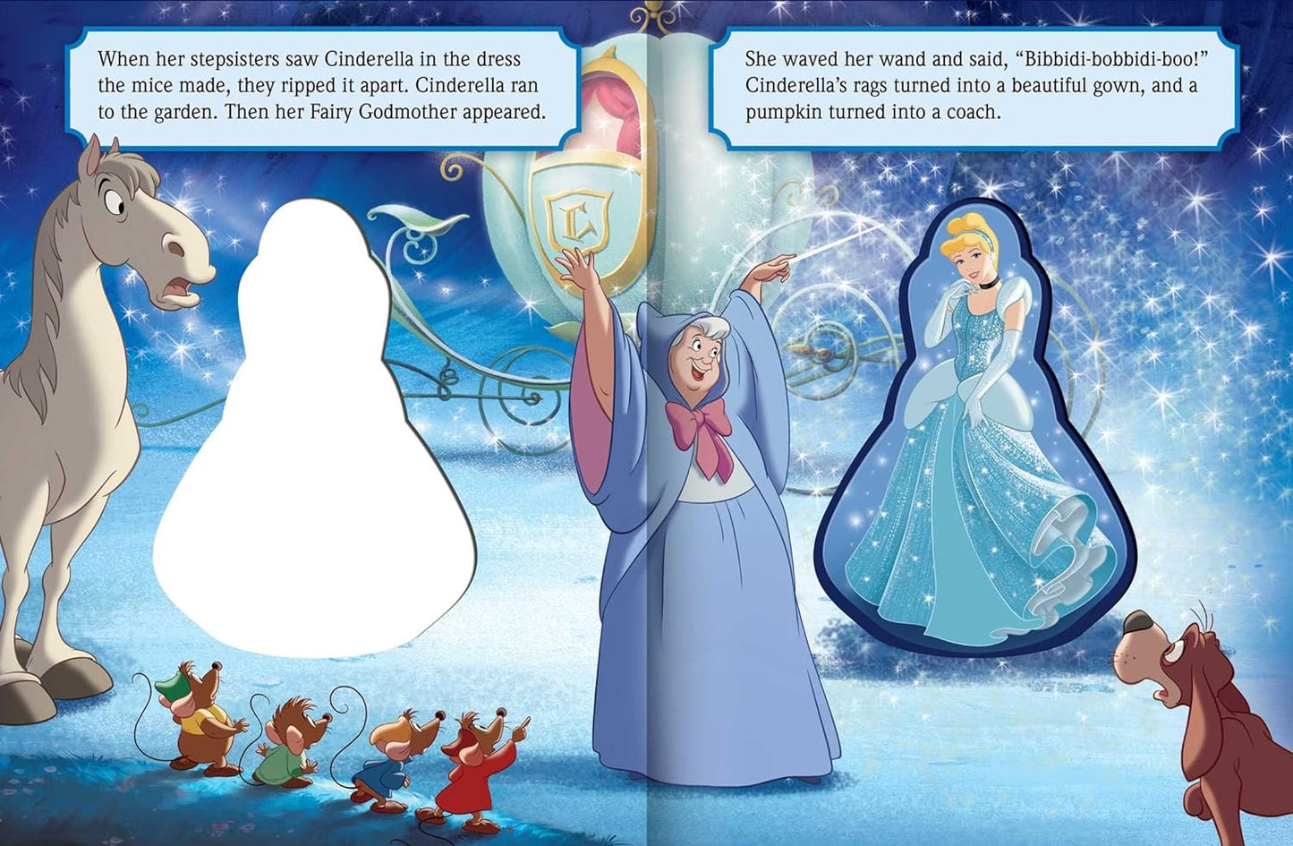 Disney Princess: Bibbidi-Bobbidi Boo! (Board book)