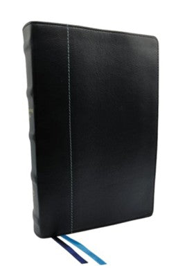 NKJV Encountering God Study Bible, Comfort Print--genuine leather, black