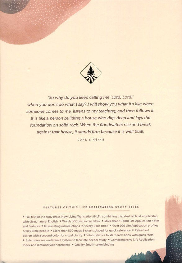 NLT Life Application Study Bible, Third Edition--hardcover cloth over board, coral (indexed)