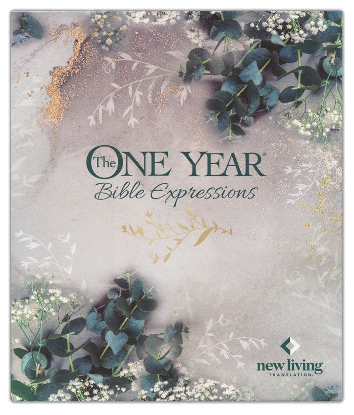 The One Year Bible Expressions, Soft imitation leather, Tidewater Teal