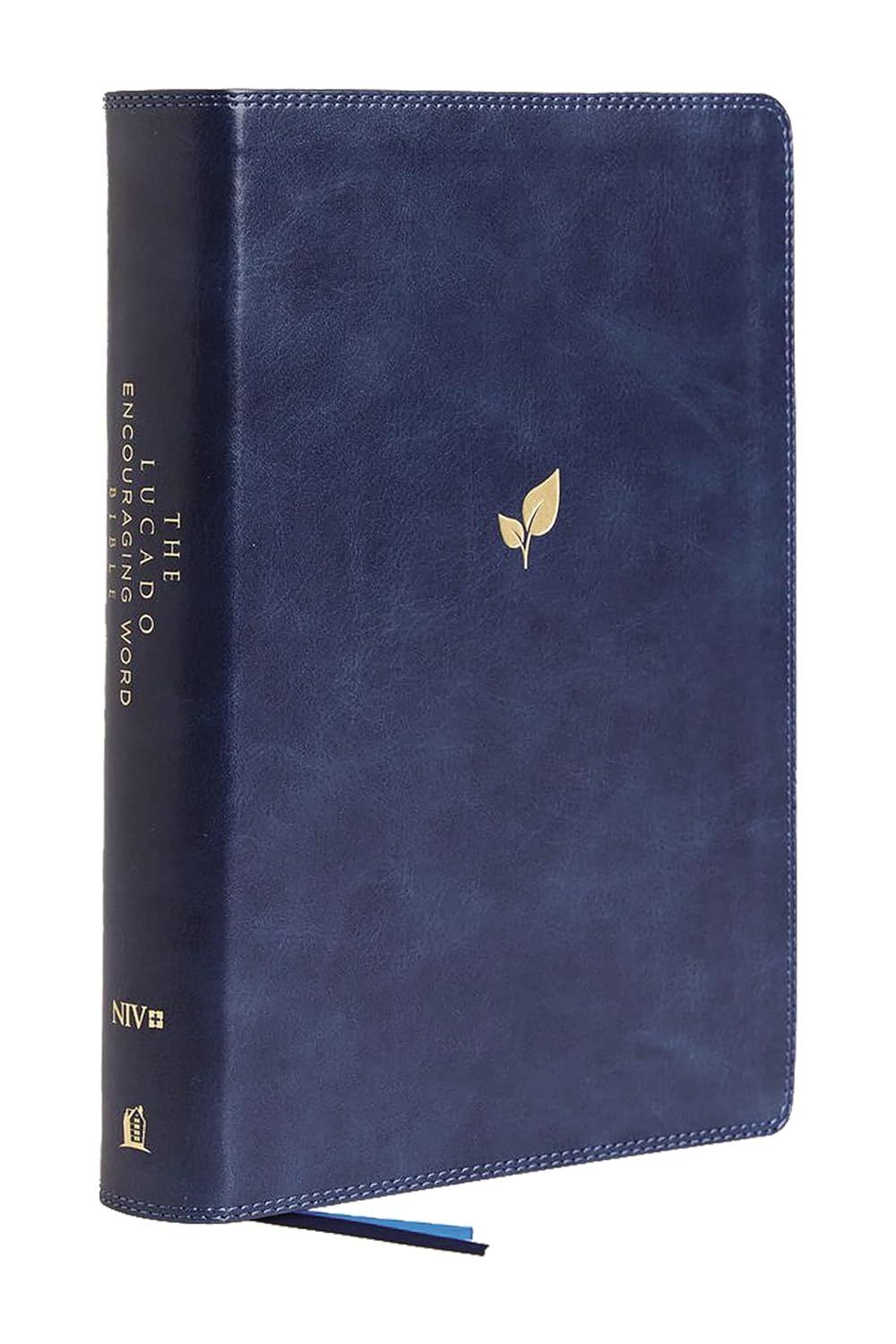 NIV Lucado Encouraging Word Bible, Comfort Print, Leathersoft, Blue