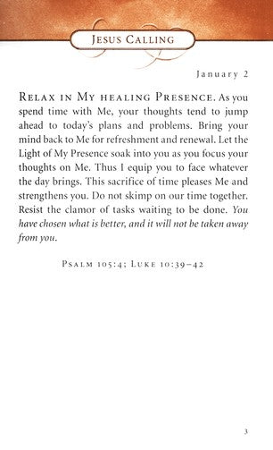 Jesus Calling: Enjoying Peace in His Presence