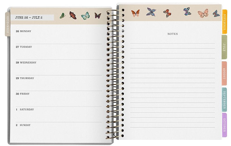 2025 Wildflowers Grow 18-Month Agenda Planner