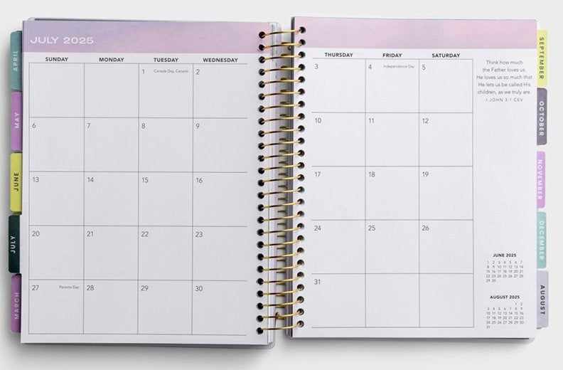 2025 Sadie Robertson Work Towards Wonder 18- Month Agenda Planner