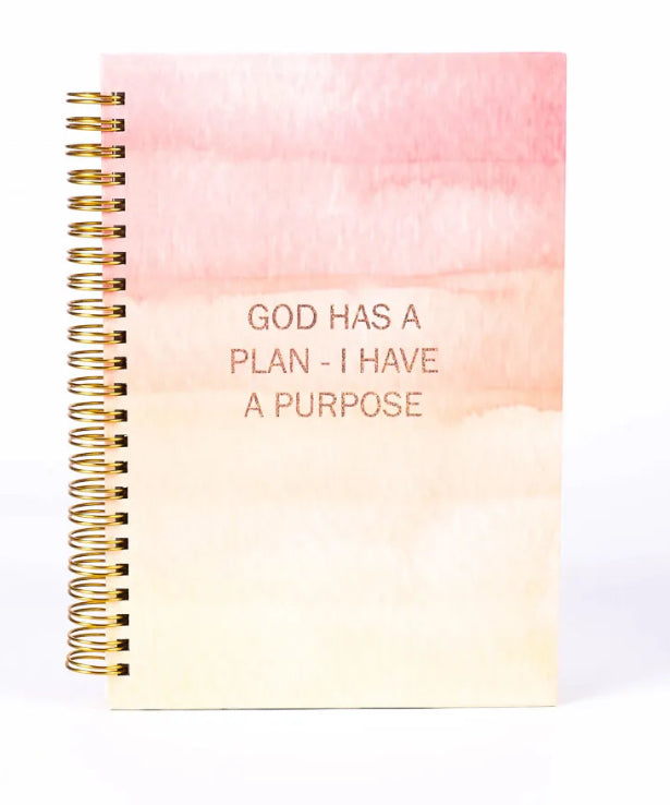 SPIRAL BOUND JOURNAL – PLAN & PURPOSE – 196 PAGES