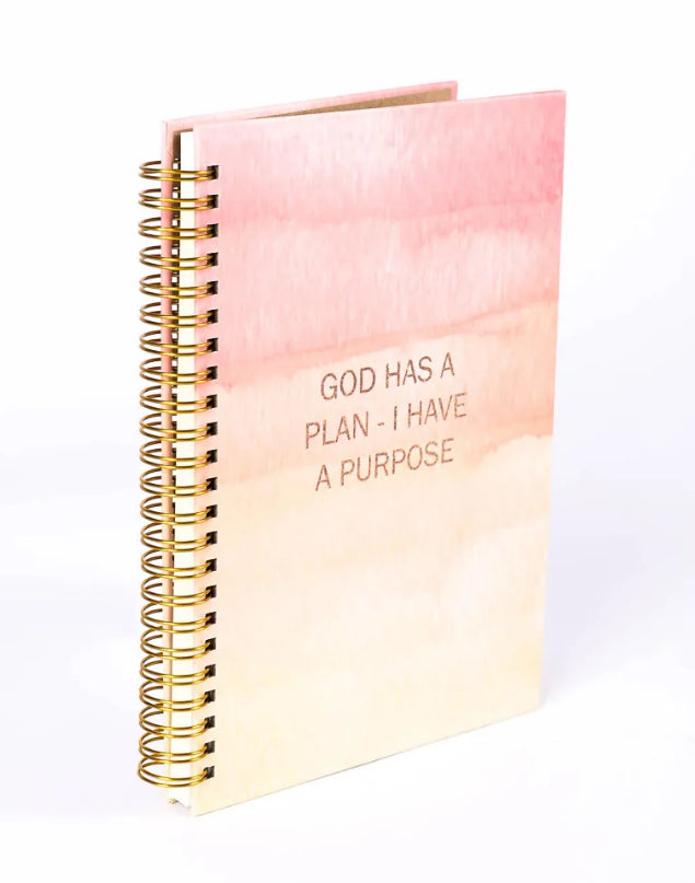 SPIRAL BOUND JOURNAL – PLAN & PURPOSE – 196 PAGES