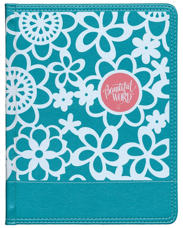 NIV Beautiful Word Coloring Bible for Girls Teal, Imitation Leather