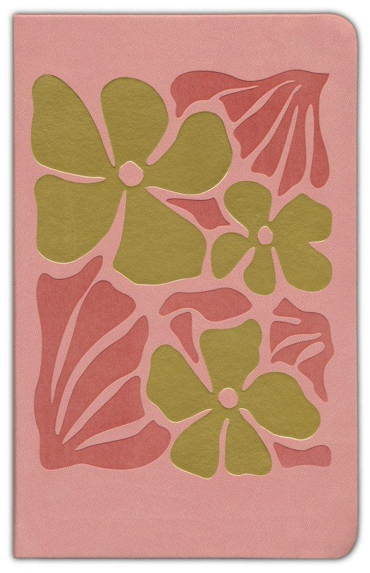 NLT Kid's Thinline Reference Bible--soft leather-look, tropical flowers pink (indexed)