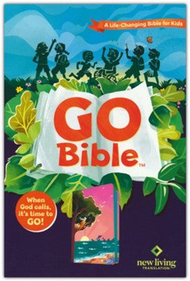 NLT Go Bible-A Life-Changing Bible for Kids, Soft Leather-like, Beach Sunrise