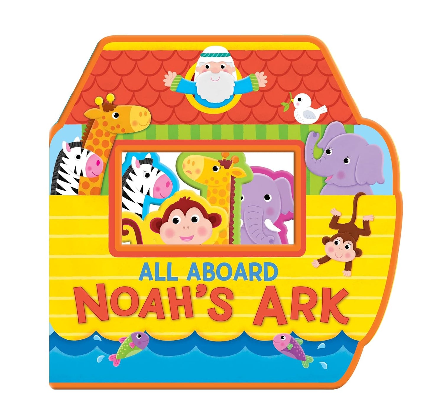 All Aboard: Noah’s Ark - Story-time Rhyming Foam Book for Ages 6+ Months - A Fun Children’s Song Book with Textured and Foam Illustrations