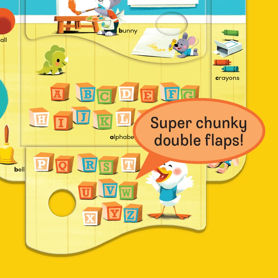 Peek-a-Flap Dig! - Construction Lift-a-Flap Board Book for Babies and Toddlers; Ages 2-7