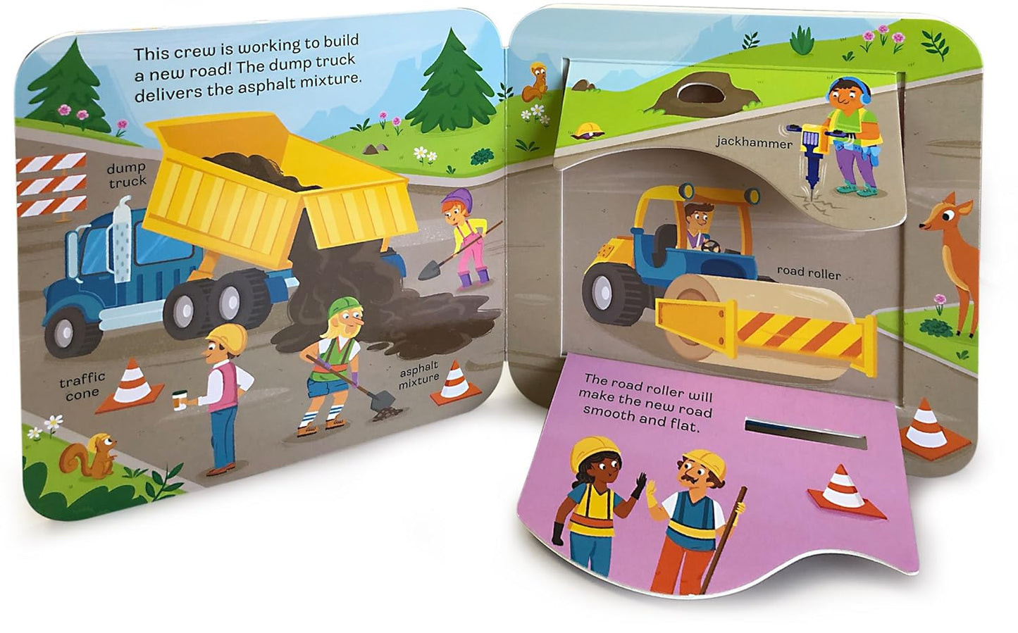 Peek-a-Flap Dig! - Construction Lift-a-Flap Board Book for Babies and Toddlers; Ages 2-7