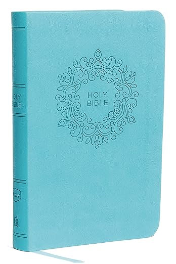 NKJV, Thinline Bible, Compact, Leathersoft, Blue, Red Letter, Comfort Print: Holy Bible, New King James Version